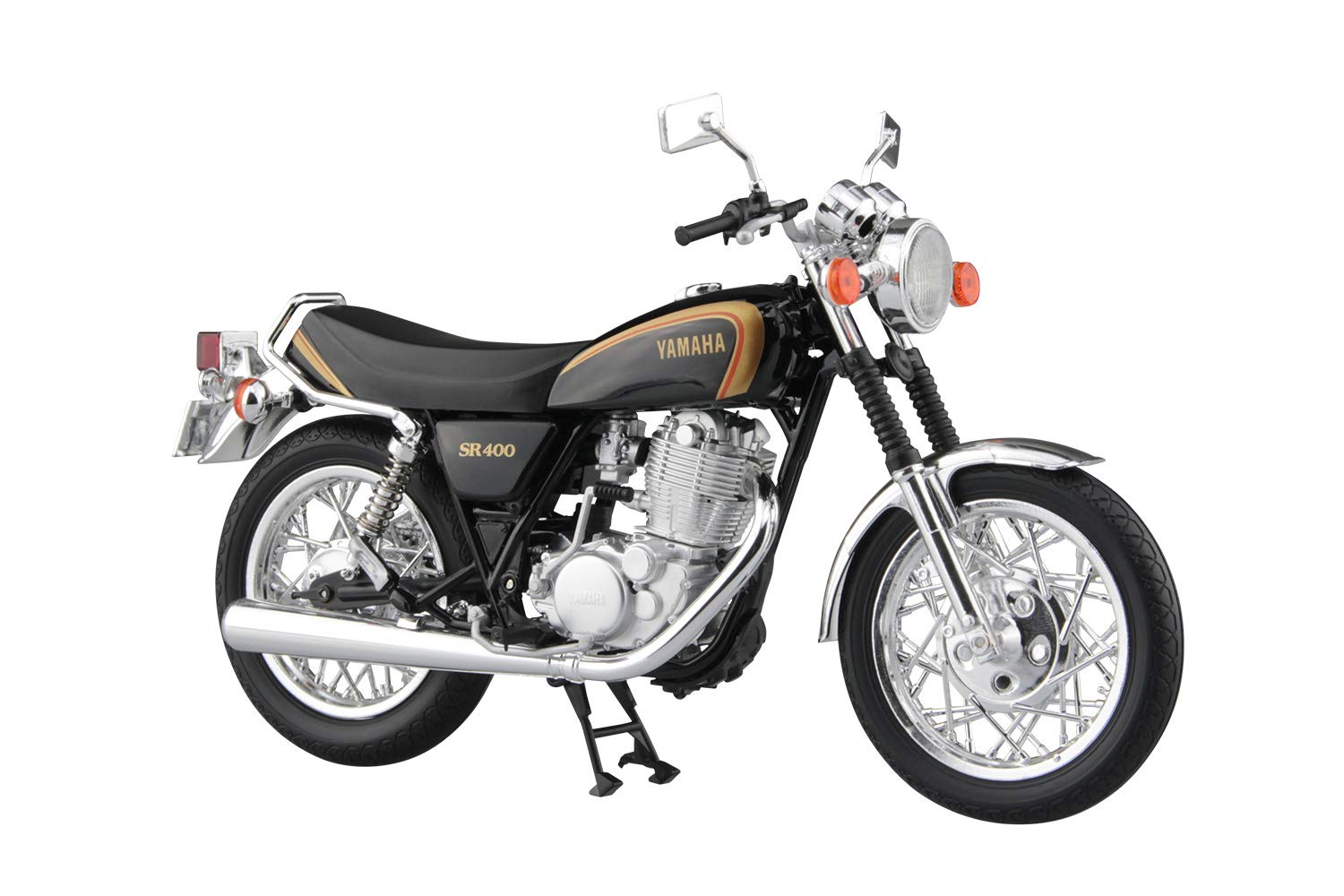 Amazon | スカイネット 1/12 完成品バイク ヤマハ SR400 ブラック